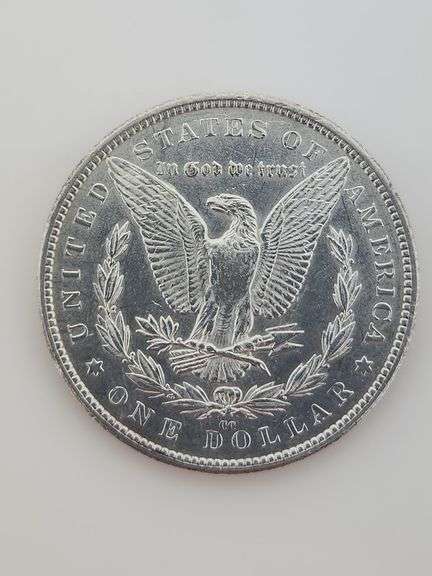 1882 CC Morgan Silver Dollar, Cleaned