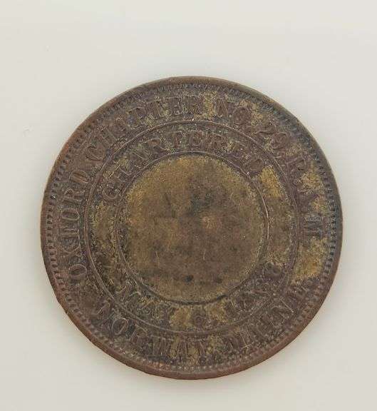 1868 Norway, Maine Masonic Penny