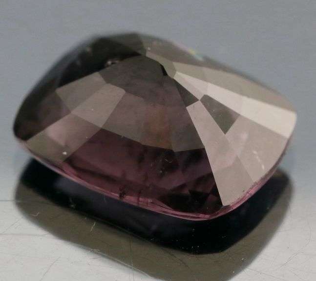 Silky 11.71ct black violet Tourmaline