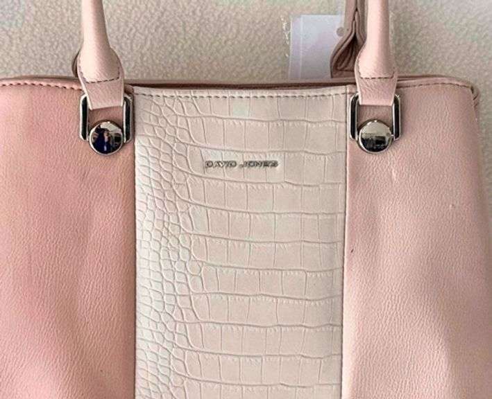 Stylish Two-tone Pink Color Designer Bag By David Jones-Paris