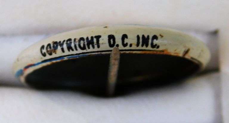 Vintage D.C. Superman Pin