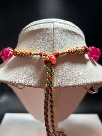 Beautiful Large 815 Ct Mined From The Earth Ruby Necklace