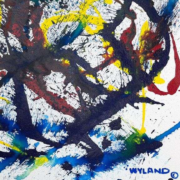 Untitled Abstract by Wyland