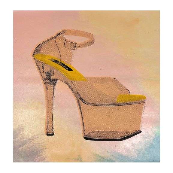 Stripper Shoes by Steve Kaufman (1960-2010)