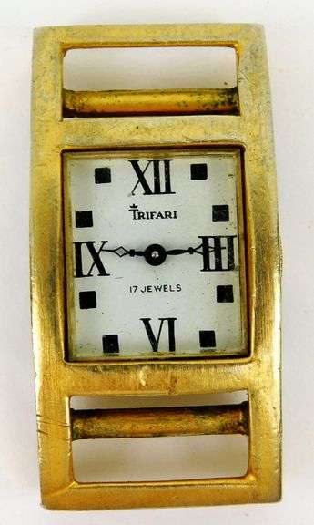 Vintage 17 Jewels Trifari Watch, Runs