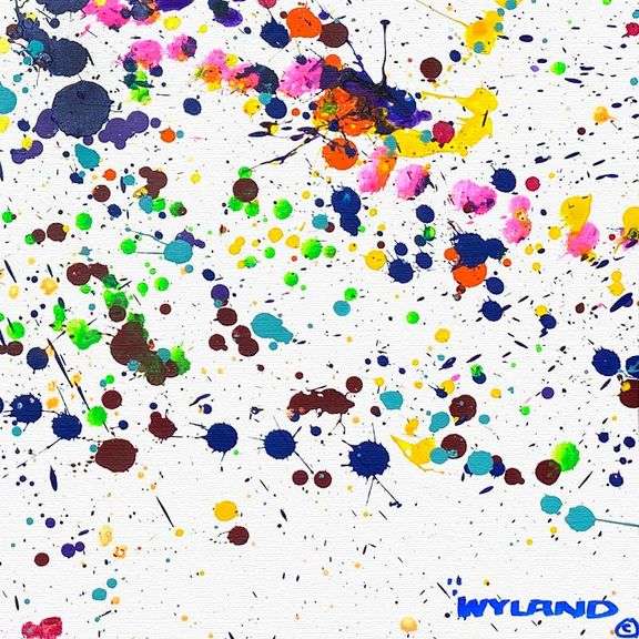 Untitled Abstract by Wyland