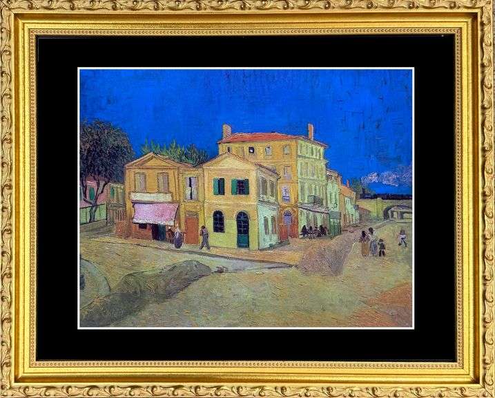 Collectible Vincent Van Gogh, The Artist's House at Arles, 1888