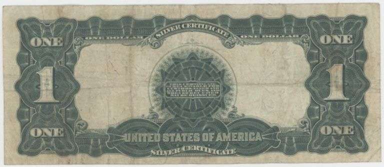 Pleasant 1899 Series Large Size $1 Black Eagle Silver Certificate