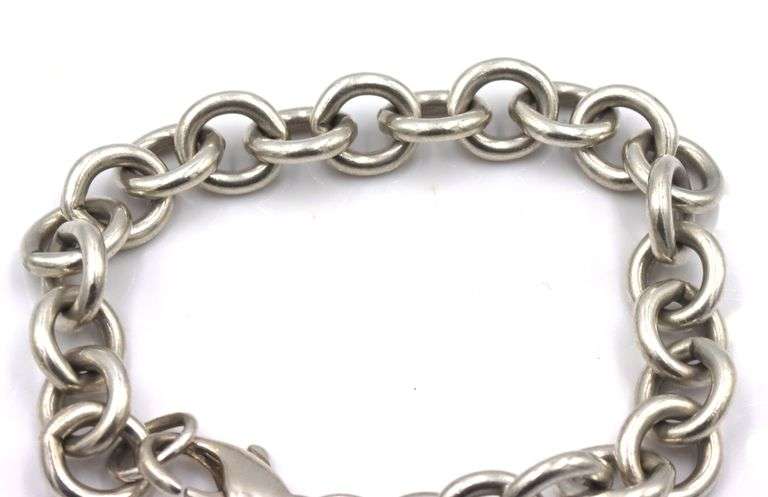 Tiffany & Co bracelet with heart shaped charm