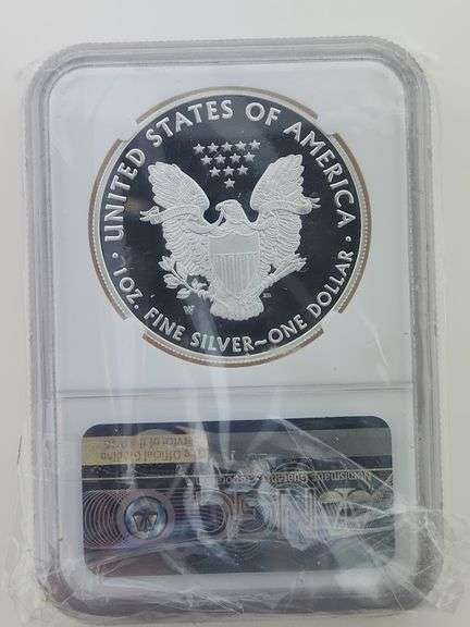 2020 W V75 Silver Eagle, NGC PF69 Ultra Cameo WWII Privy Mark