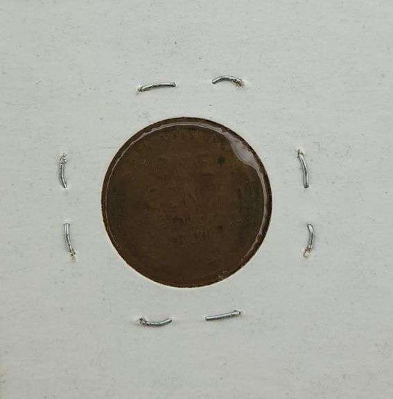 1944 Wheat Cent, Clipped Planchet Error