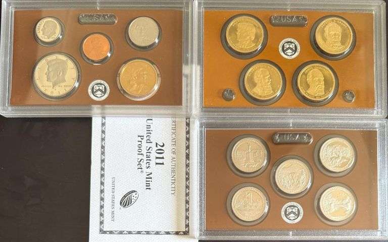 Scarce 2011 US Proof Set.