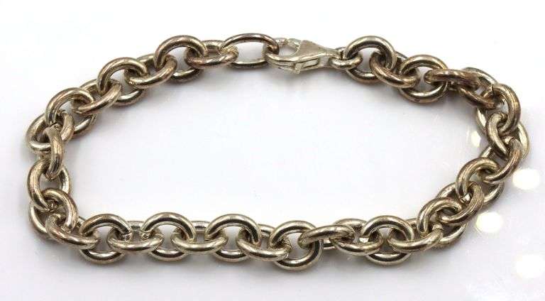 Group lot of 4 Vintage 925 sterling silver bracelets