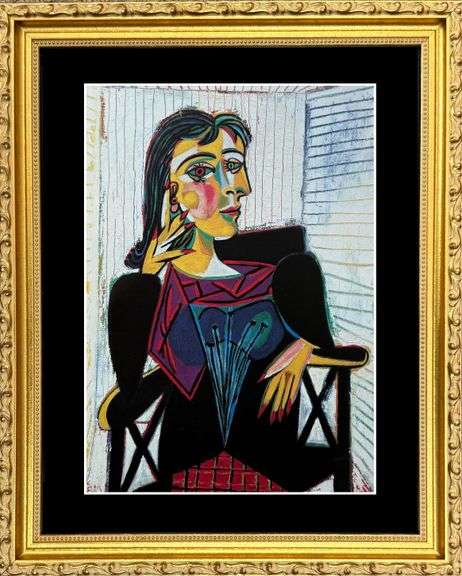 Collectible Pablo Picasso, Portrait of Dora Maar