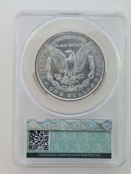 1883 O Morgan Silver Dollar, CAC MS62