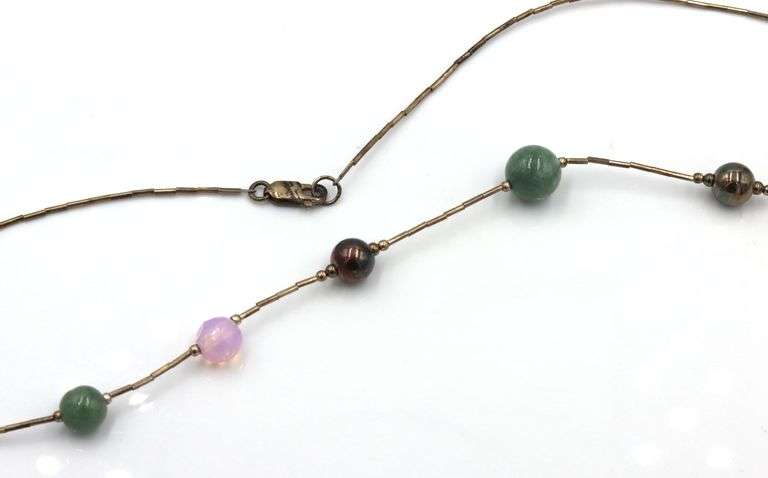 Group lot of 7 Vintage 925 sterling silver necklaces