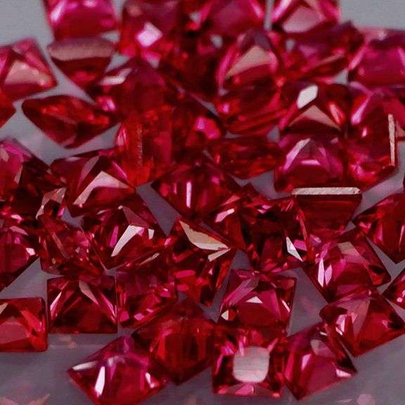 This is a 2.30ct set of REAL UNTREATED RED RUBIES!!!