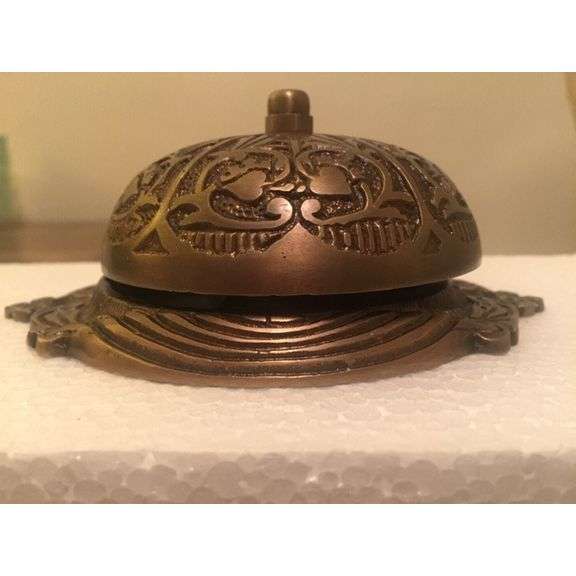 Victorian-Style Solid Brass Twist Doorbell Chime