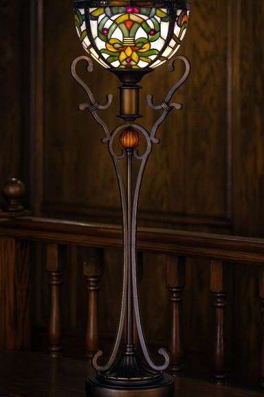 Tiffany Golden Bronze Finish 28" Tall