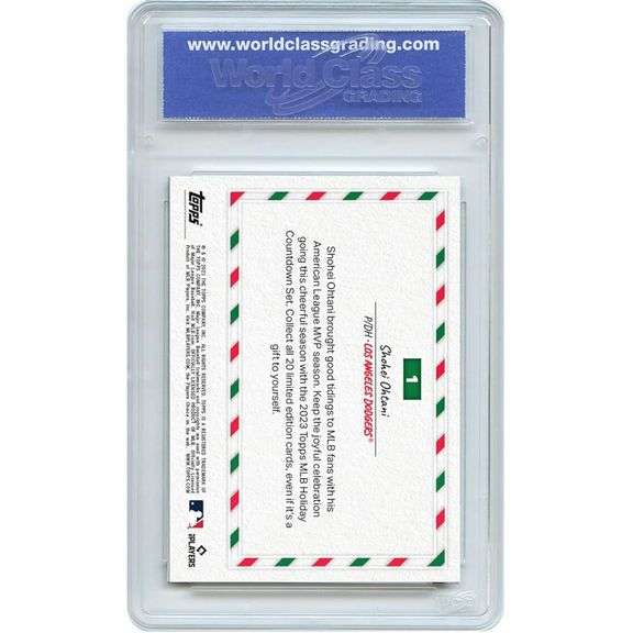 Shohei Ohtani Dodgers Card Gem-Mint 10 Graded