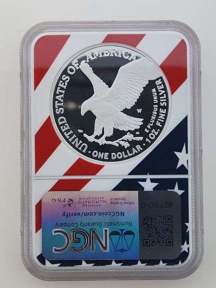2025 W Proof Silver Eagle - Donald J. Trump, NGC PR70 Ultra Cameo
