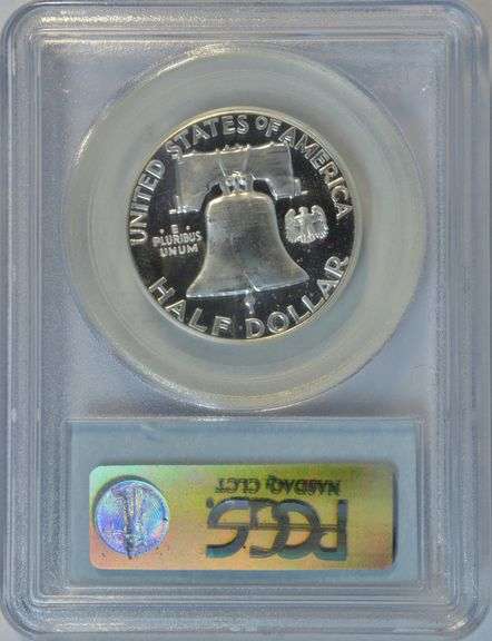 Gem Cameo Proof 1956 Franklin Half Dollar. PCGS PR66CAM