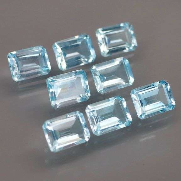 Simply brilliant! 16.20ct sky blue Brazilian Topaz set!