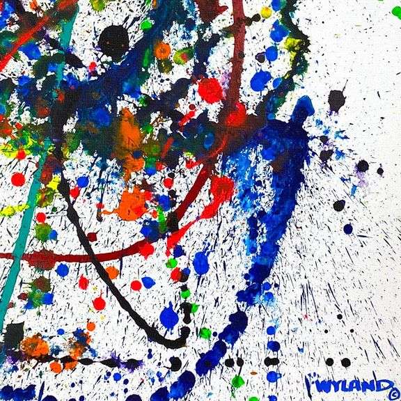 Untitled Abstract by Wyland