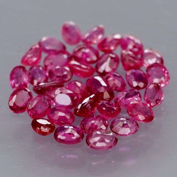 Pigeons blood? Hot pink? BOTH! 2.50ct set of Rubies!!!