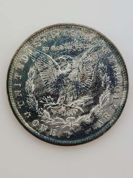 1885 O Morgan Silver Dollar, UNC "Toned"