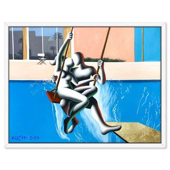 Joyful Heights by Kostabi