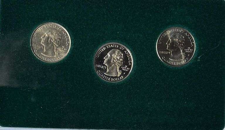 1999-2001 2003 2005 State Quarters PD Unc & Quarter Proof Sets