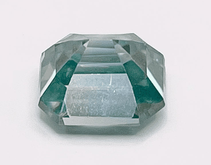 Huge 8.5 Ct Ice Mint Rare Emerald Cut Fire Moissanite