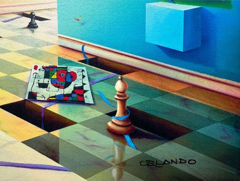 Collectible art by Creative Genius Orlando Rafael Quevedo