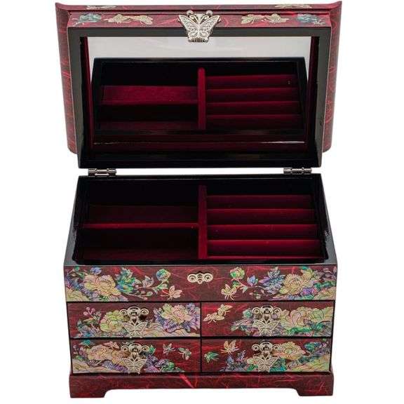 Handmade Korean Mother of Pearl Jewelry Box