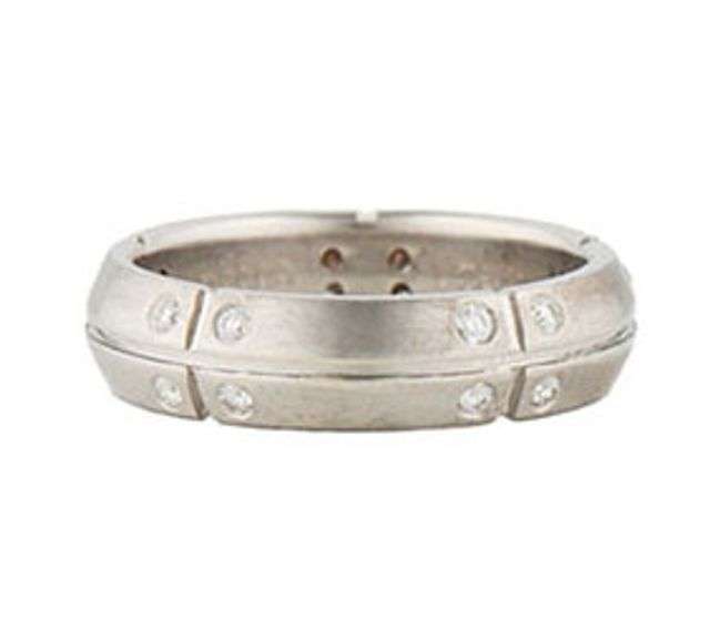 Tiffany & Co. 0.20ctw Diamond Streamerica Band Ring in 18K
