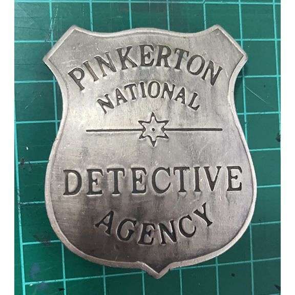 Pinkerton National Detective Agency Badge