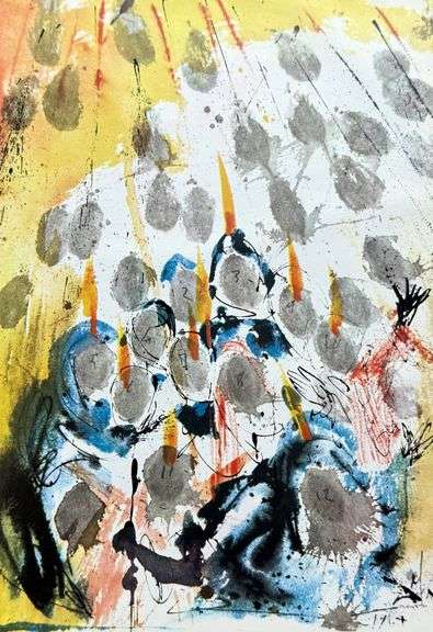 Vintage Salvador Dali From 'Jerusalem Bible'