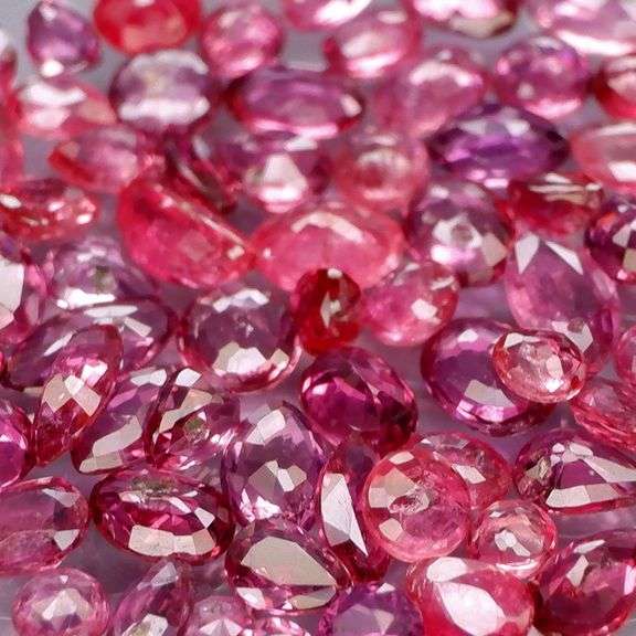 Premium 6.60ct 70 piece mixed cut Ruby set! Untreated!