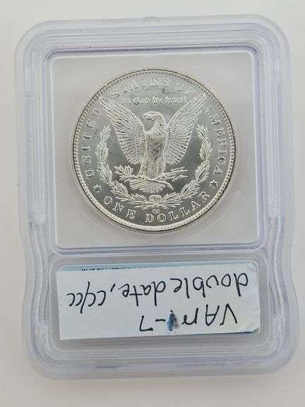 1883 CC Morgan Silver Dollar, ICG MS63