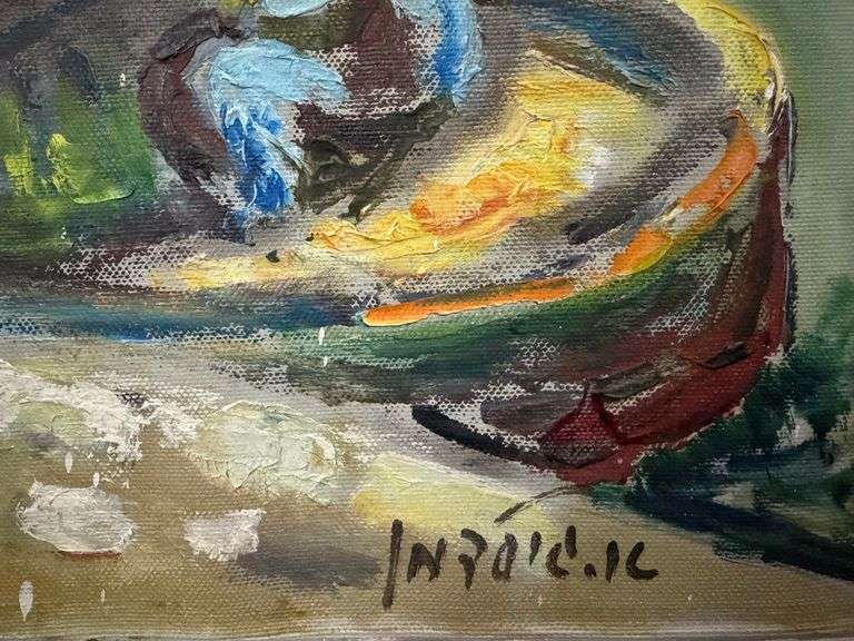 Masterpiece oil on canvas by Albert Goldman (1922-2011)