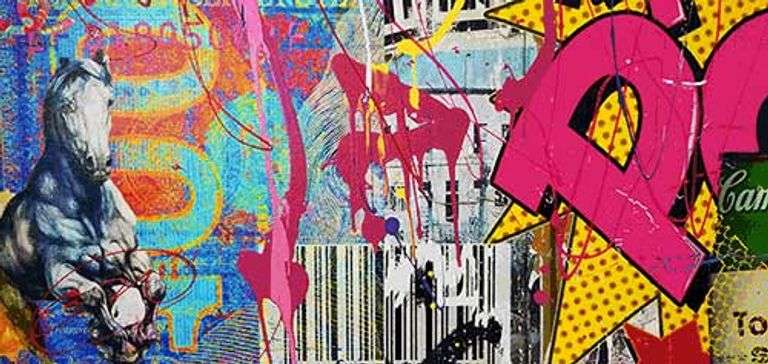Uplifting joyful Mix Media by Oliver Neilson
