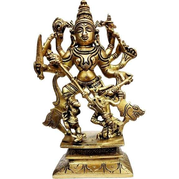 Brass Idol of Goddess Durga