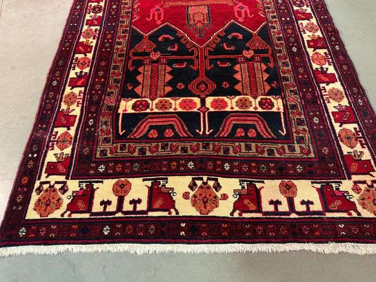 Stunning Persian Hamedan  Rug 5x9.7