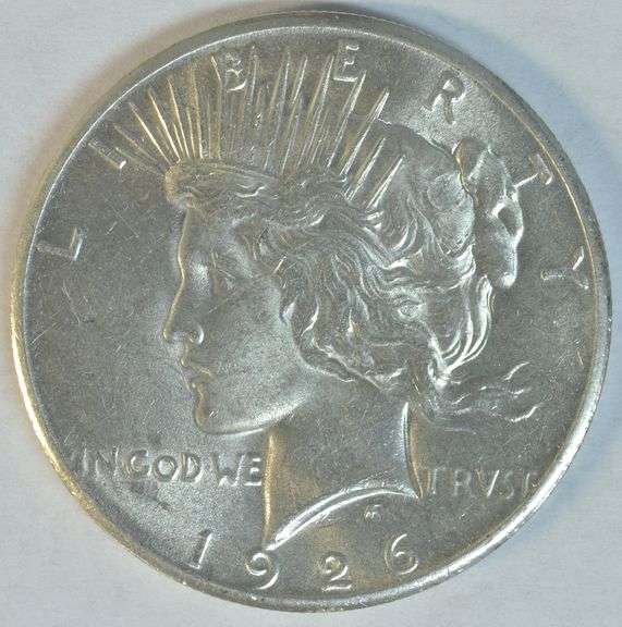 Creamy-white Choice BU 1926 Peace Silver Dollar