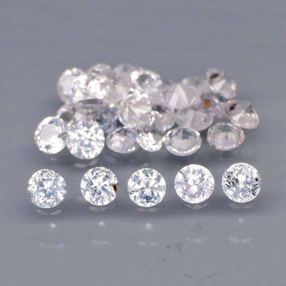 Untreated! 2.21ct diamond white Sapphire set!