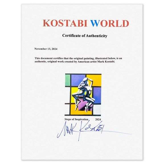 Steps of Inspiration by Kostabi