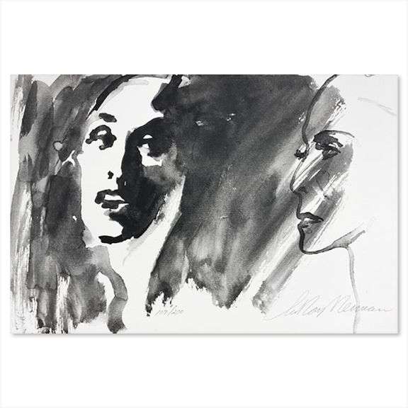 Martha Graham 5 Piece Suite by LeRoy Neiman (1921-2012)