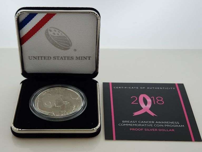2018-P $1 Breast Cancer Awareness PR DCAM