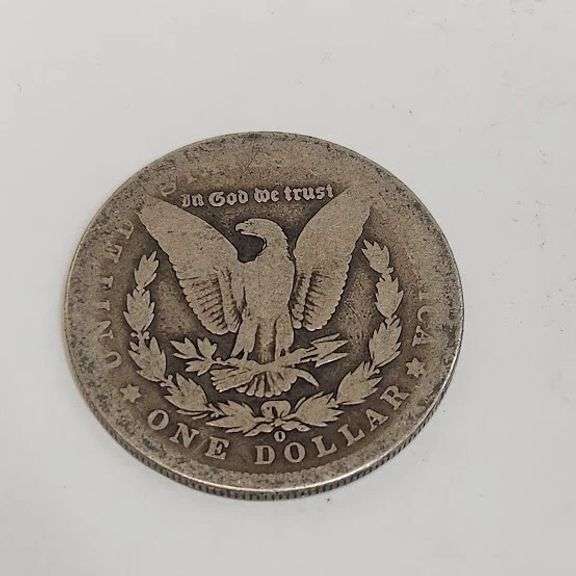 1896 O Morgan Silver Dollar